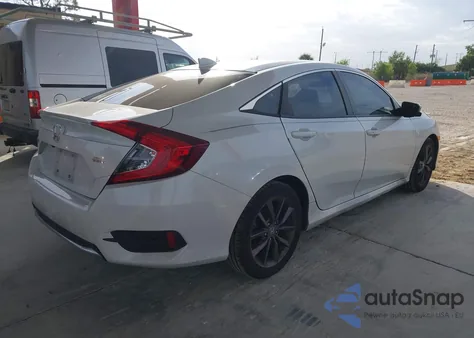 2021 Honda Civic Ex-L z USA, uszkodzony, nr VIN 19XFC1F75ME011911